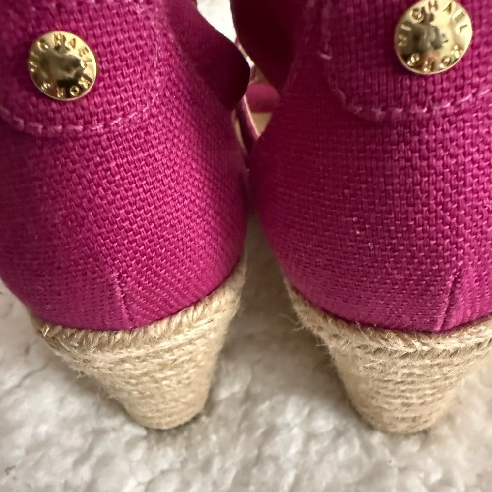 Michael Kors Fuchsia Wedge Sandals - Picture 3 of 6